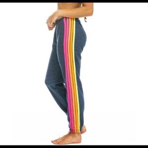 Aviator nation classic 5 stripe sweatpAnts